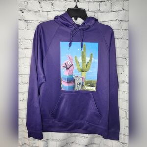 Boys‎ Purple Fortnite Hoodie Size Medium